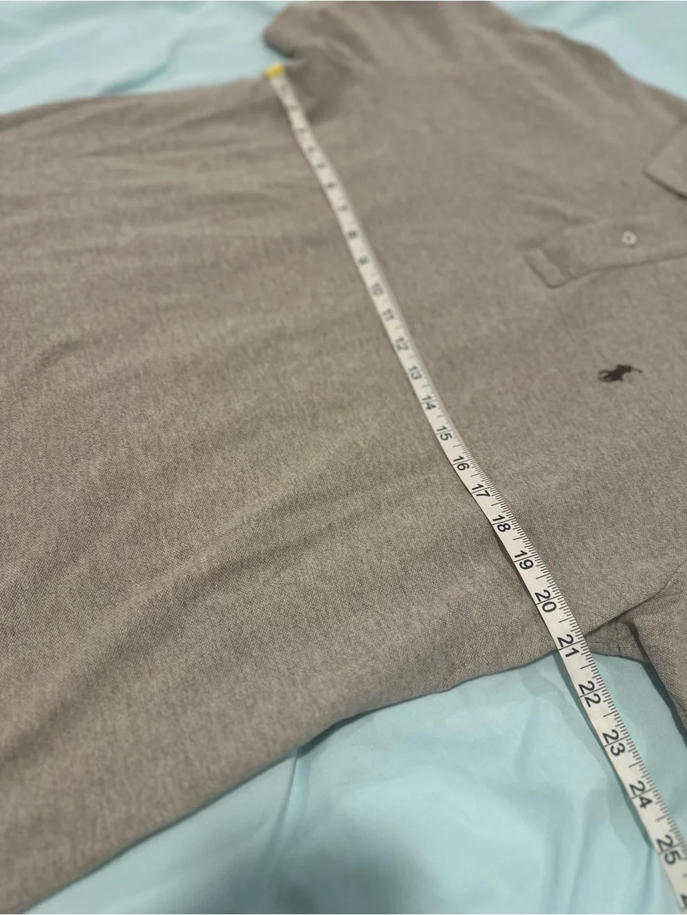 NWOT Polo Ralph Lauren SzL Classic Fit Heather Khaki Classic Fit Cotton Preppy.